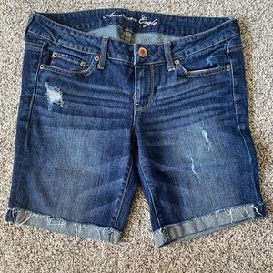 American Eagle shorts. Size 10. Medium blue color.